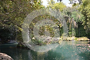 Antalya, Kursunlu waterfall with natural wonders, All shades of green