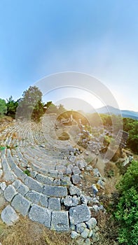 ancient theatre of Phaselis of Turkey