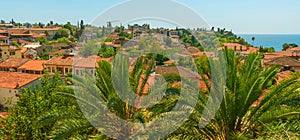 ANTALYA, TURKEY: Beautiful Old town Kaleici on a sunny day in Antalya.