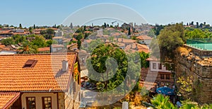 ANTALYA, TURKEY: Beautiful Old town Kaleici on a sunny day in Antalya.