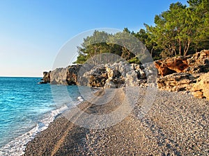 Antalya wild beach photo