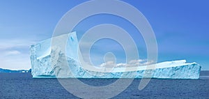 Antarctic ice island