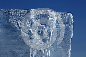 Antarctic ice shelf photo