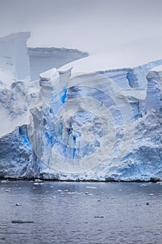 Antarctic Iceberg cracks