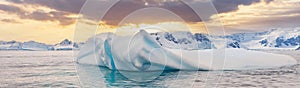 Antarctic iceberg landscape at Portal Point