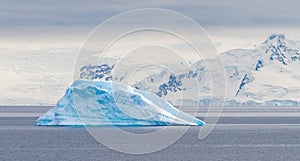 Antarctic iceberg landscape at Portal Point