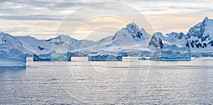 Antarctic iceberg landscape at Portal Point Antarktika