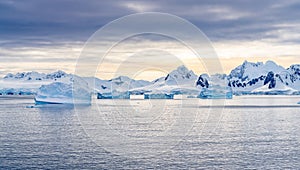 Antarctic iceberg landscape at Portal Point Antarktika