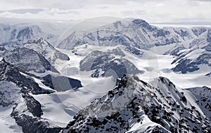 Antarctic mountains photo