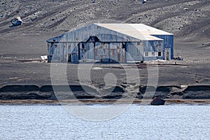 Antarctica, abandoned whale station, Antarctic lost places, Deception Island, industrial monument, ruins of whaling station