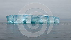 Antarctica - Antarctic Peninsula - Tabular Iceberg in Bransfield Strait