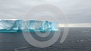 Antarctica - Antarctic Peninsula - Tabular Iceberg in Bransfield Strait