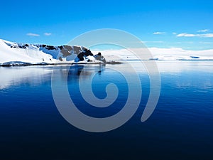 Antarctica iceberg mountain landscape