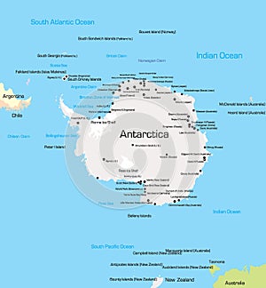 Antarctica Map