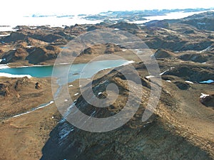 antarctica, mountain stone ice icebergs sea snow winter day