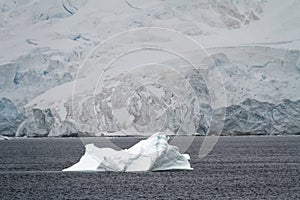 Antarctica - Non Tabular Iceberg - Global warming