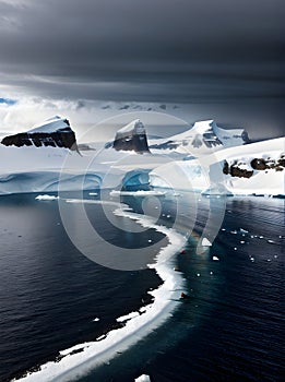 Antarctica: sharp detailed highquality focus.