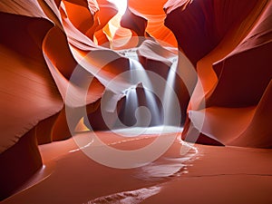 Antelope Canyon - amazing colors of the sandstone rocks - travel photography