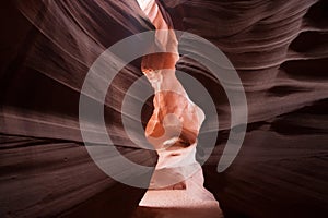 The Antelope Canyon near Page in Arizona USA