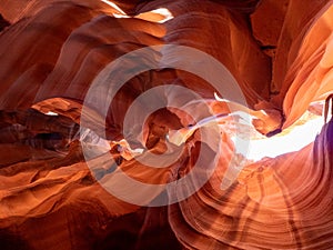 Antelope canyon at noon