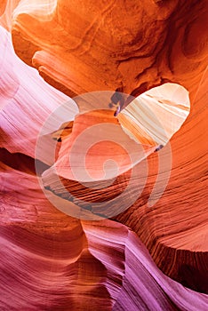 The Antelope Canyon, Page,