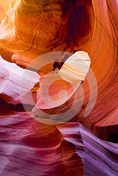 The Antelope Canyon, Page,