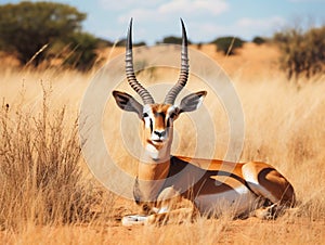 Antelope in safari park in South Africa