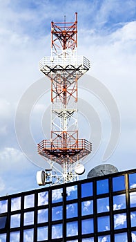 Antena on the building
