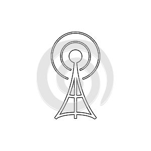 antena icon. Element of media for mobile concept and web apps illustration. Thin line icon for website design and development, app