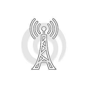 antena icon. Element of media for mobile concept and web apps illustration. Thin line icon for website design and development, app