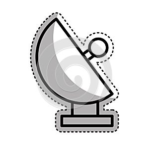 antena satellite isolated icon