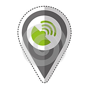 antena satellite isolated icon