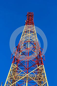 Antenna communication via telephone photo