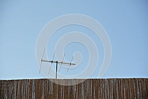 Antenna communicationwith copyspace photo