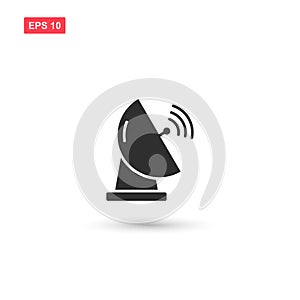 Antenna icon vector design isoloted 4