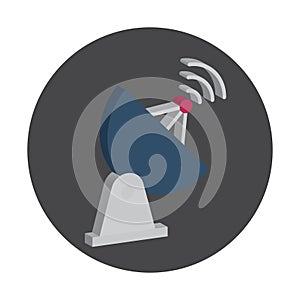 Antenna  Isometric vector icon which can easily modify or edit photo
