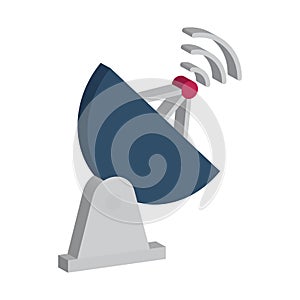 Antenna  Isometric vector icon which can easily modify or edit photo