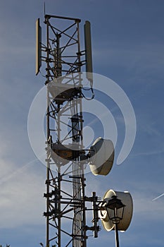 A antenna mast Telekommunikation