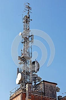Antenna Mast at Top