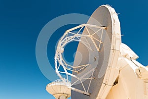 Antenna of a radio telescope in the Atacama desert