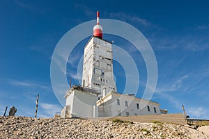 Antenna radio and weather station of Mount Ventoux, France