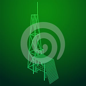 Antenna. Telecommunications transmitter radio tower. Communications concept