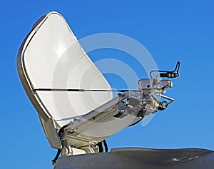Antennas of the broadcasting vehicle