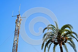 Antennas tower comunicacion photo