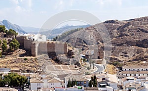 Antequera Castle wall