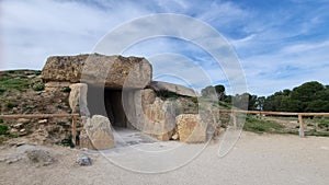 Antequera Dolmens Site with ancient structures in Spain