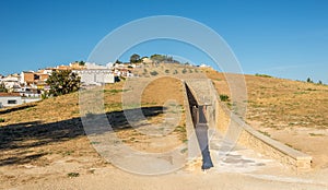 Antequera Dolmens Site - View at Viera Dolmen, Spain photo