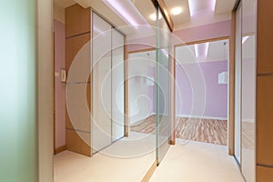 Anteroom with big mirror photo