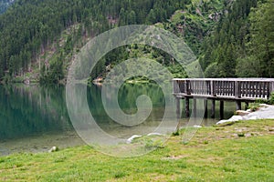 Anterselva Lake, Dolomites photo