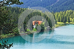 The Anterselva lake, South Tirol, Italy